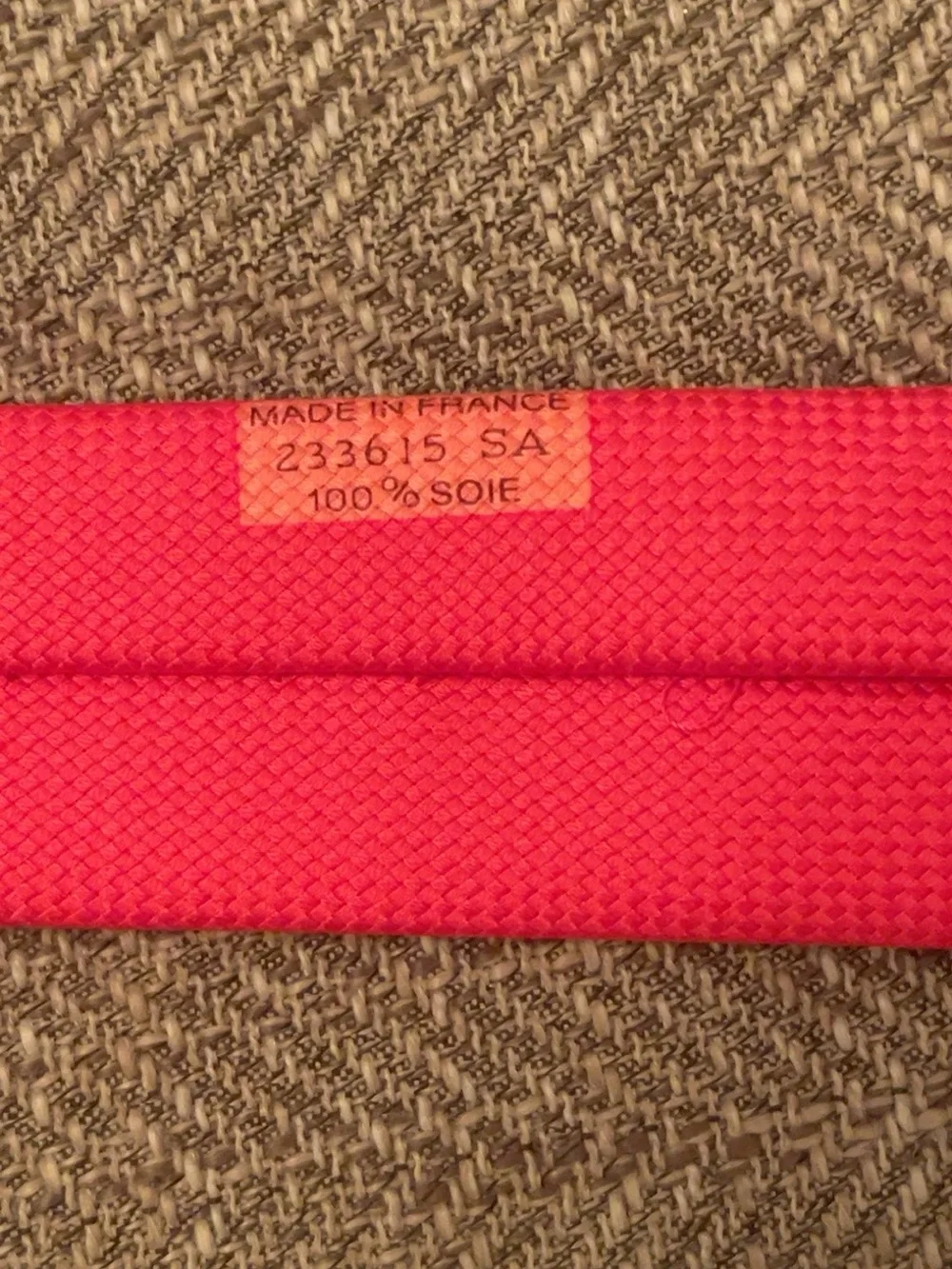 Hermes La Maison red knit